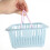 6Pcs Small Sky-Blue Plastic Shower and Desktop Storage Containers 3