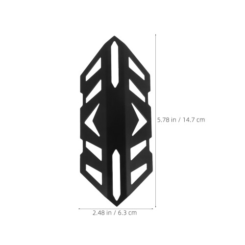 Motorcycle Heat Shield Metal Baffle Cover Universal Fit 1