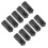 10PCS Gummi Durable Billard Pool Queue Spitze 12