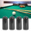 10PCS Gummi Durable Billard Pool Queue Spitze 6