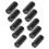 10PCS Gummi Durable Billard Pool Queue Spitze 3