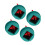 4PCS Grün Gummi Billard Kreide Halter Snooker 7