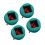 4PCS Grün Gummi Billard Kreide Halter Snooker 12