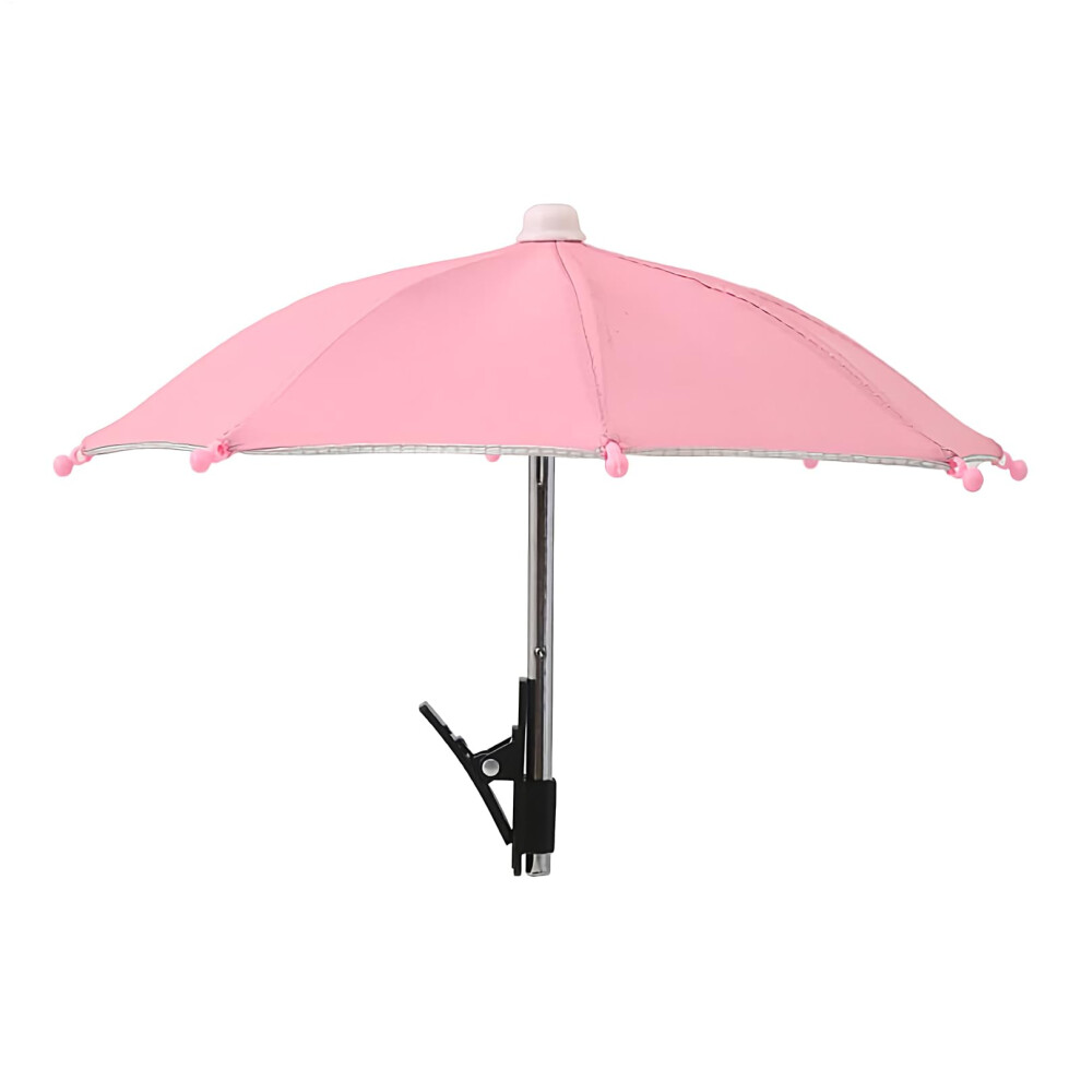 Phone Umbrella For Sun Protection, Adjustable Phone Shade, Anti-Reflective Uv Shield, Portable Screen Shield Pink 9084446142747