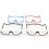 (Black, +1.50) Hanging Folding Magnetic Half-frame Reading Glasses Front Click Connect Neck HOT 3