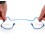 (Red, +2.00) Hanging Folding Magnetic Half-frame Reading Glasses Front Click Connect Neck NEW 8