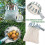 Fruit picker, 1 fruit picker, metal, with bag, cherry picker, diameter 16 cm (silver) 3