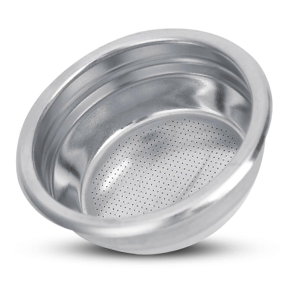 58mm 2 Cup Stainless Steel Filter Basket, Bottomless