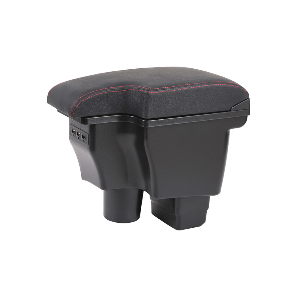 (black red line) Comfortable And Convenient Armrest Box For Mazda Effectively Relieves-image-OPC-PKSKKHR-NEW