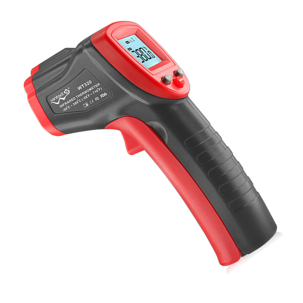 Digital Temperature Measurement Tool Industrial Thermometer -50 To 380C Handheld Temp Reader Backlit Display Auto Off