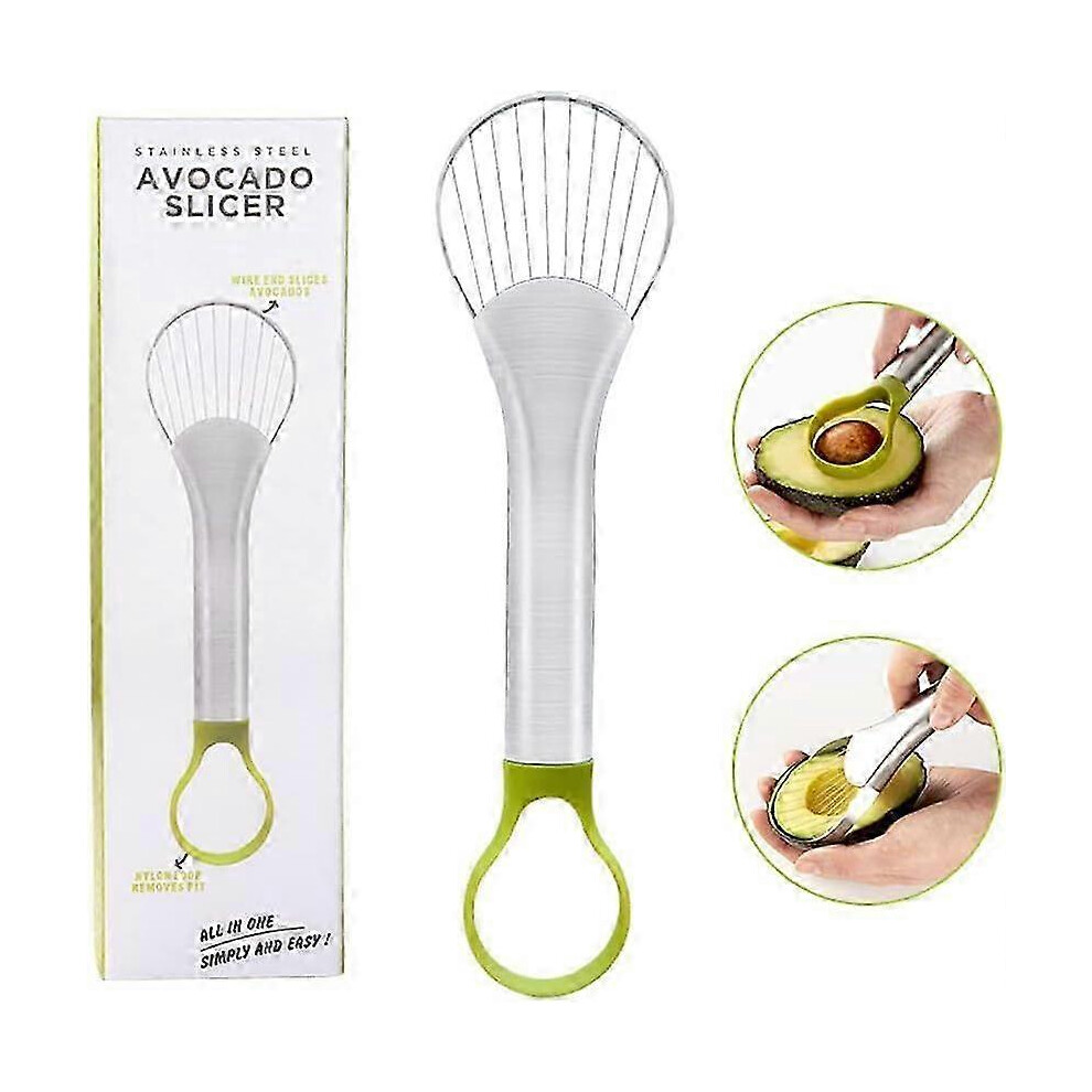 2 in 1 Multifunctional Stainless Steel Avocado Slicer Kitchen Utensil