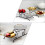 1Pc Double-Layer Iron Cake Tray Detachable Silver Fruit Storage Shelf 11