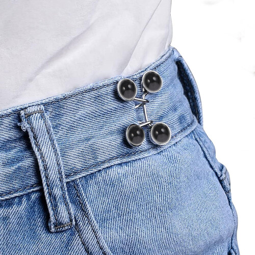 4 verstelbare tailleknopen spijkers, herbruikbaar, voor jeans 1