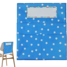 Student Chair Pockets Chair Back Pockets For Classroom Storage Library Preschool Teacher School Office Blue