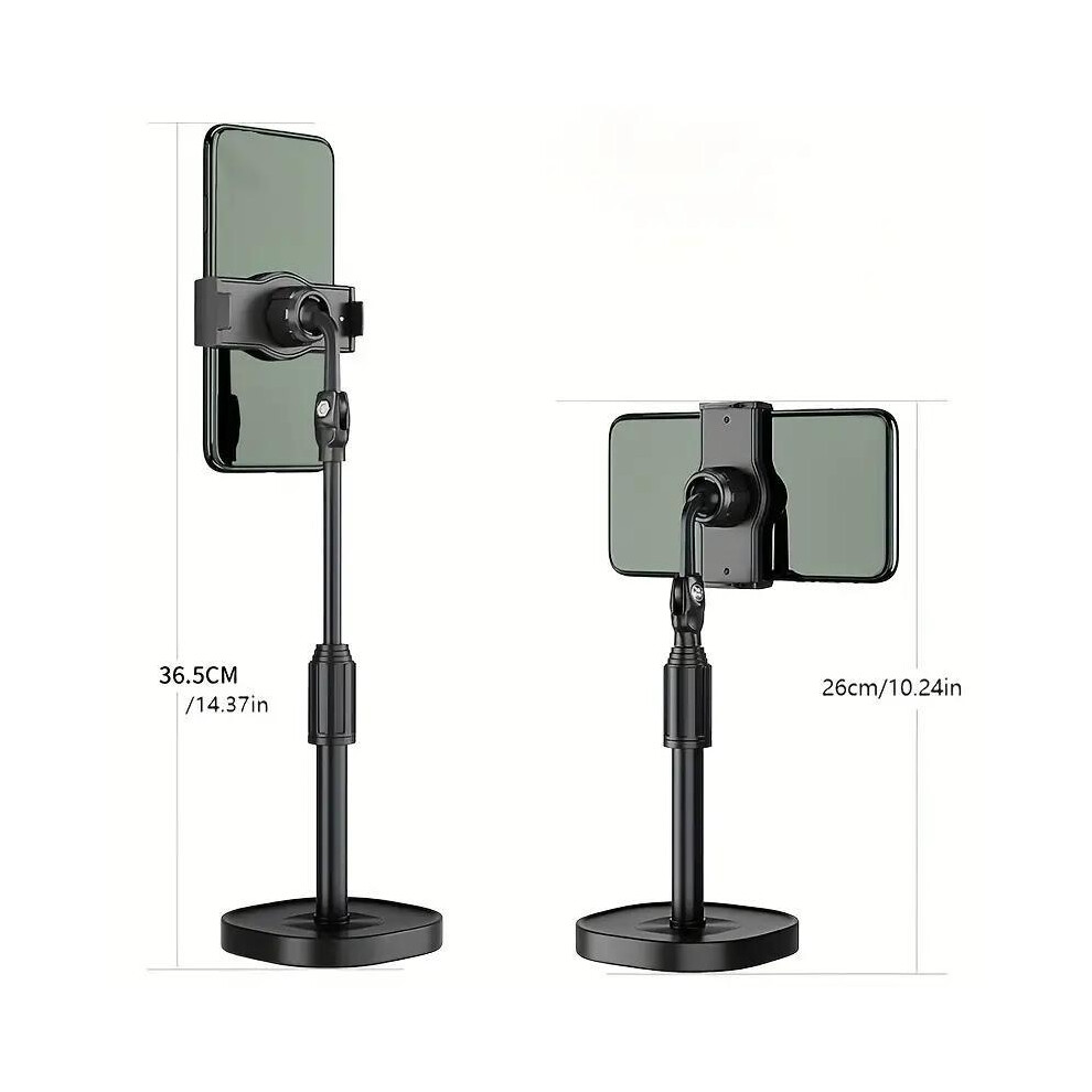 (26-36.5Cm Height + Rotating 360, ) Adjustable Desk Phone Stand: Perfect For Streaming And Gaming - Sturdy Abs Construction Accessories Smartphon Green 5031332484867