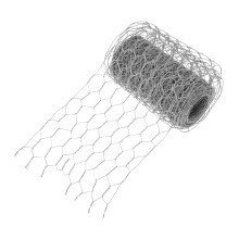 Galvanized Hexagonal Mesh Chicken Wire Net - Small Garden Fencing, Livestock, Craft, Outdoor Christmas Lights Protection