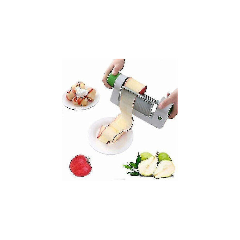 Slicer, peeler, vegetable cutter, spiralizer, potato rollers, two pieces