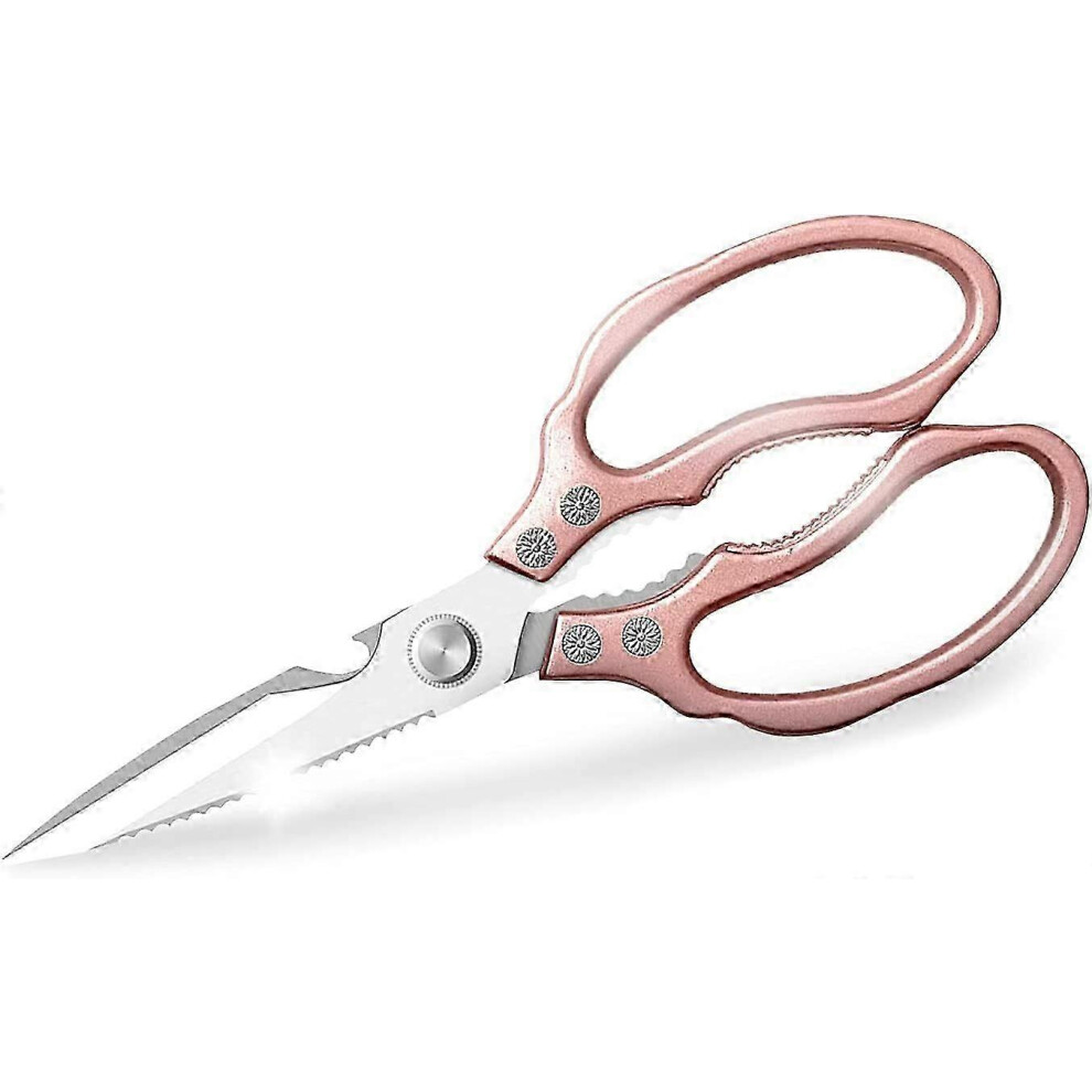 Professional Multi-Purpose Heavy Duty Kitchen Scissors (Champagne)