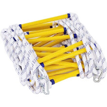 Emergency Fire Escape Rope Ladder Flame Retardant With Hook Portable Easy To Store Adult Size