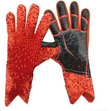 Goalkeeper Gloves Strong Grip Latex Orange Size 6/7/8/9/10 For Kids Youth And Adults