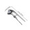 Practical Stainless Steel Garlic Press for Kitchen (Silver) 4