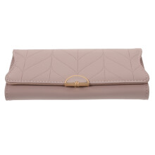 Damen Brieftasche PU, Klassisch Handlich in Rosa