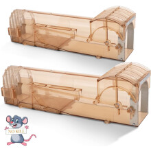 Mouse Trap, Pets Rodent Trap (2pk, Brown)