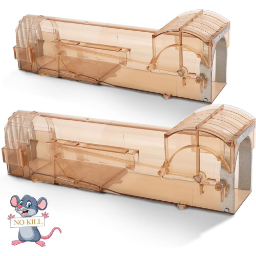 Mouse Trap, Pets Rodent Trap (2pk, Brown)