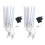 2Pcs 20Cm Led Tube Lights With 3