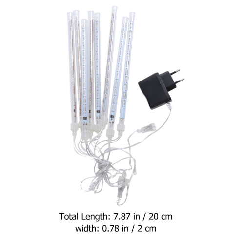 2Pcs 20Cm Led Tube Lights With 1