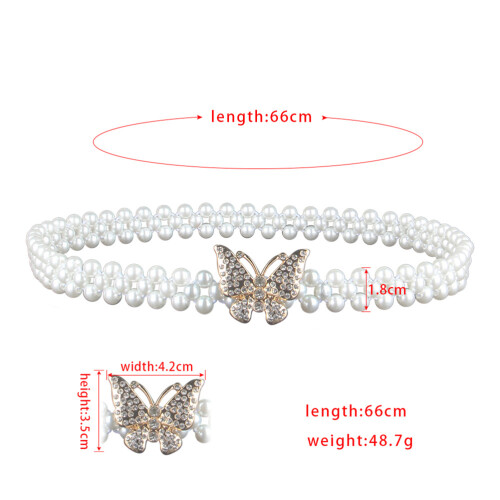 Ceinture Perles Élégante Pour Femme 1