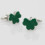 1 paar St. Patrick's Day manchetknopen klavertje drie, 10