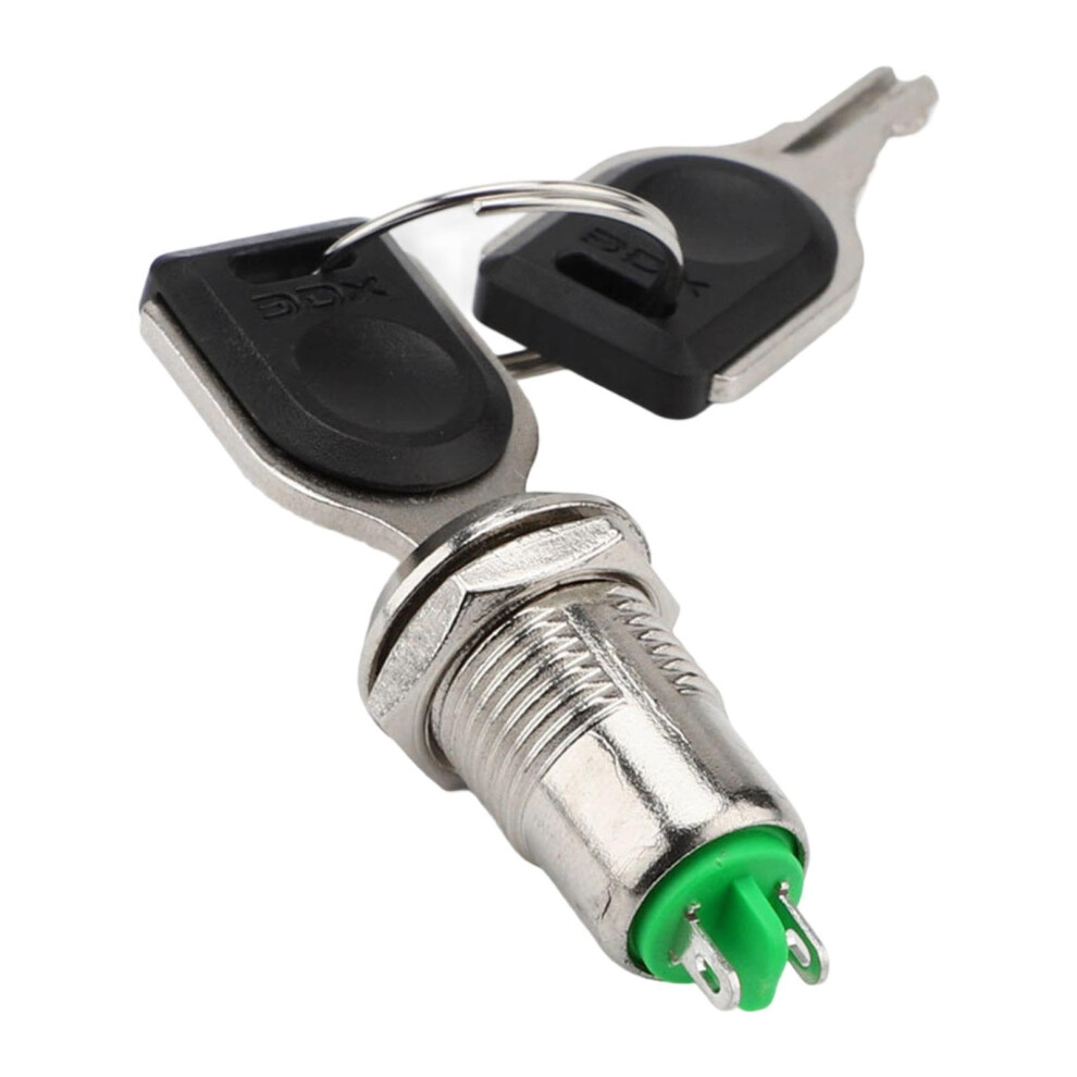 Electronic Key Switch On/Off Two-Position 12Mm Barrel Lock, 2 Keys For Car Go-Kart Boat Diy Projects 9016109142740