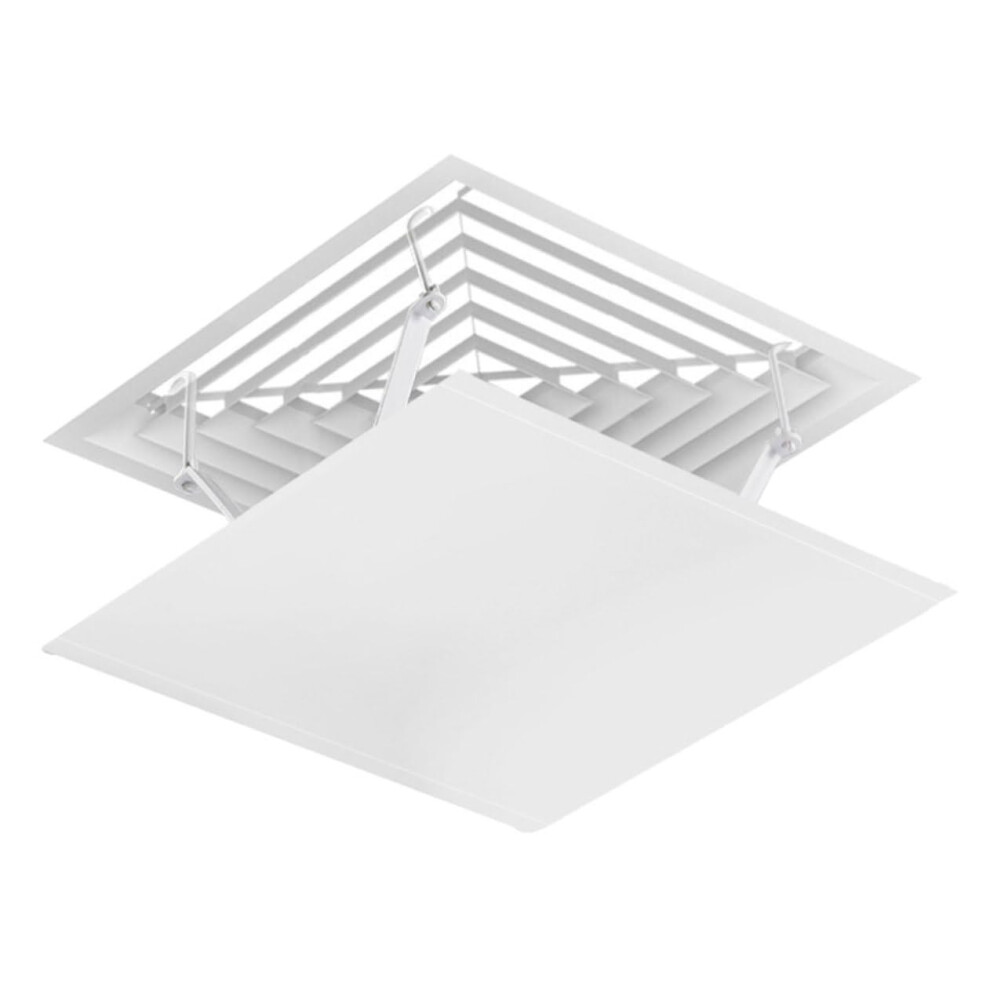 Square Air Conditioner Deflector For Central Air Conditioning Vents White Easy Installation For Home And Office Use 9393856045228