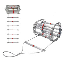 Rope Ladder Emergency Flame-Resistant Non-Slip Escape Rope Ladder Safety Rope Soft Ladder 10M/32.8Ft Or 15M/49.2Ft