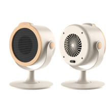 (Vulcan air heater [off-white]) Fan Heater 2KW 2000W Portable SILENT Electric White Hot & Cold Air Upright