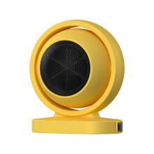 (Mars heater [yellow]) Fan Heater 2KW 2000W Portable SILENT Electric White Hot & Cold Air Upright