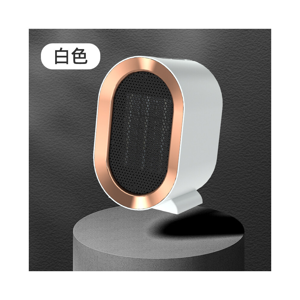 (Small Q heater [white]) Fan Heater 2KW 2000W Portable SILENT Electric White Hot & Cold Air Upright