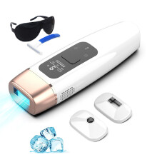 Laser-Haarentfernung für Frauen, 3-in-1-Verjüngung, Akne-Entfernung, 3 Licht-out, Weiß