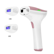 IPL Depiladora Laser-Haarentfernungsgerät mit 500.000 Schüssen für Bikinizone und Körper, rosa, 2 St