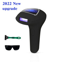 900.000 Blitze Laser-Epilierer Laser Permanent IPL Photoepilator Haarentfernung, 2025-schwarz