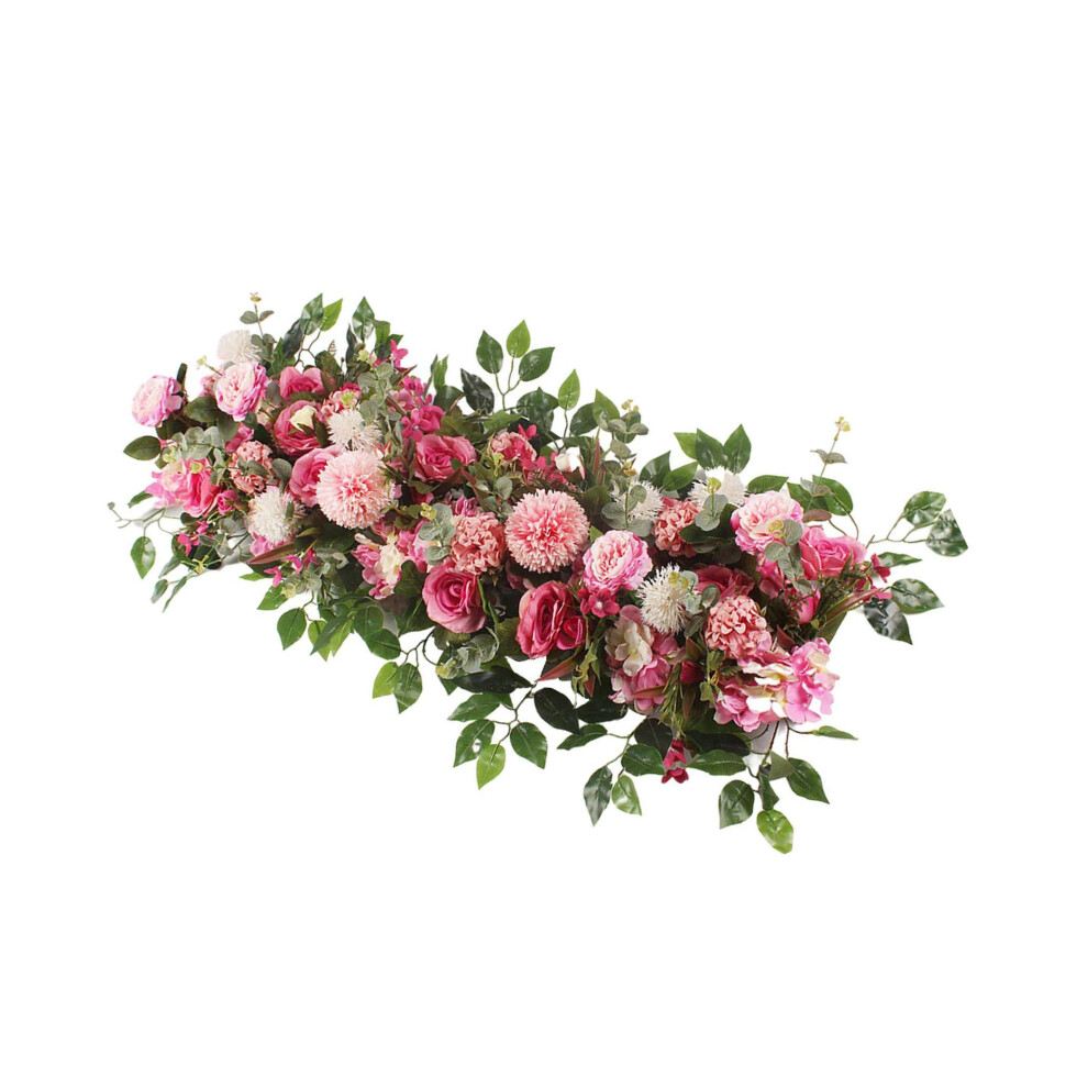 (Pink, 100x35cm) Artificial Wedding Flowers Backdrop Arch Decor for Wedding-image-OPC-PKSMPF2-NEW