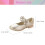 1 paar kinder einzelsohlen schuhe design golden größe 32 10