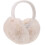 Women's White Plush Winter Earmuffs Foldable Warm Ear Covers 11
