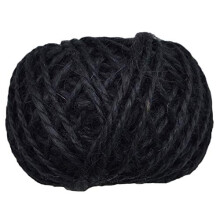 Garden Twine 30M Natural Burlap Hessian Jute Cord Black Hemp Rope String For Gift Packing And Event Supplies