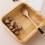 Decorative Fruit Bowl Re Serving Bowl Khaki Wood 1pack 3
