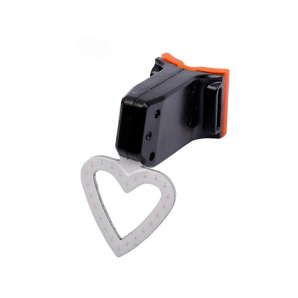 Kikidex (As Show, One Size) Flash For Bicycle Rear Lantern Ip64 Waterproof Usb Charge Tail S Mtb Bike Accessoriesheart Light