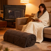 (125x180cm) ThicK Warm Super Soft Large Blanket Weighted Blanket Stress Relief Gravity Blanket