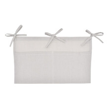 Hanging Storage Bag Linen Crib Pocket Organizer For Diapers Cot Toys Multifunctional Bedside Organizer