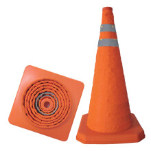 Collapsible Traffic Cones Extendable Orange Traffic Safety Cone With Reflective Strips For Driveway And Parking Lots Driving Training